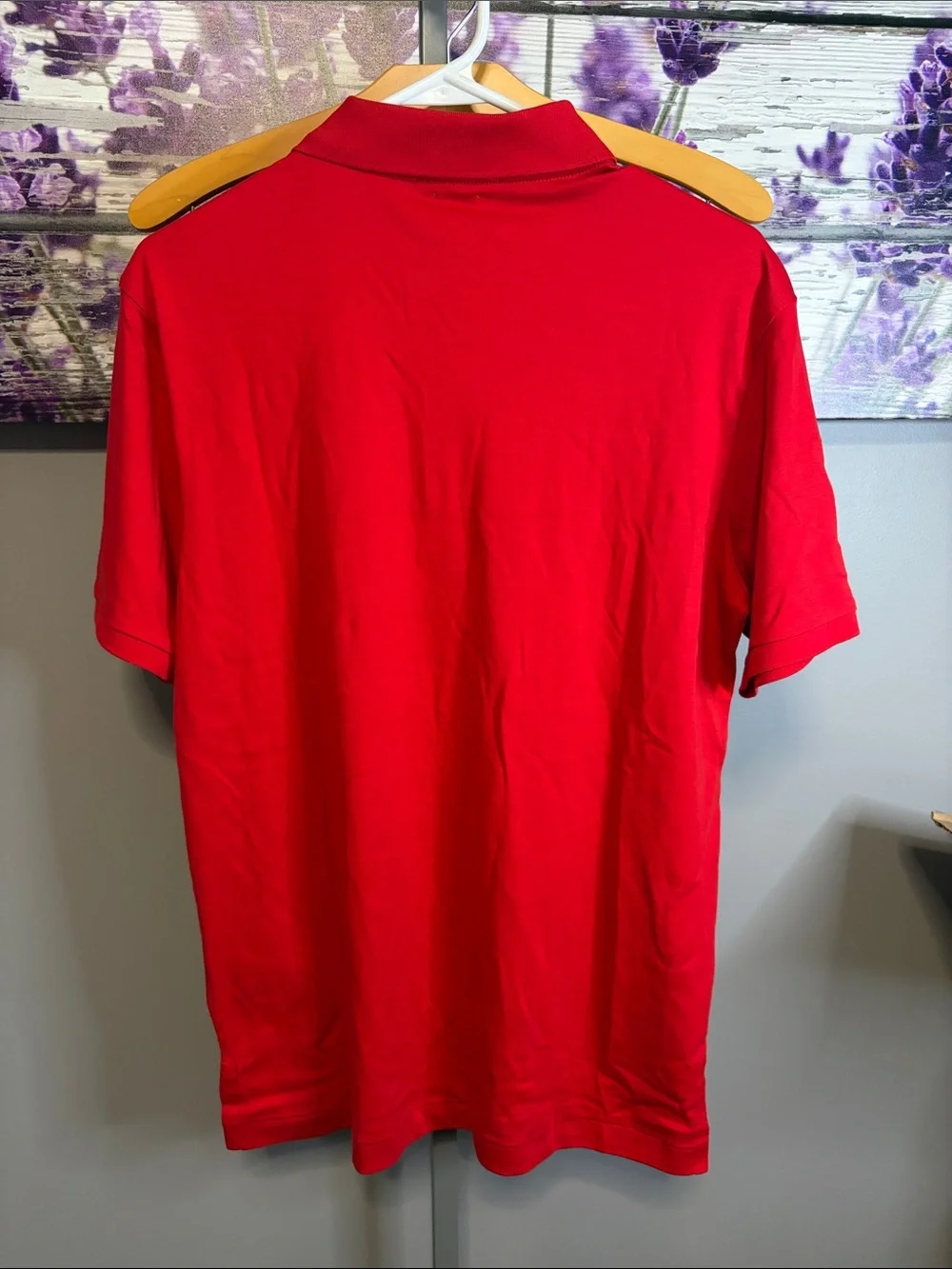Polo by Ralph Lauren Red Classic Polo Shirt with Flesh Pony NWT Size S